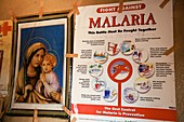 Malaria educational poster,Uganda