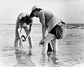 Rachel Carson undertaking marine research