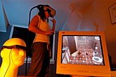 Virtual reality phobia therapy research