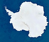 Antarctica,satellite image