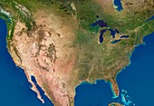 USA,satellite image