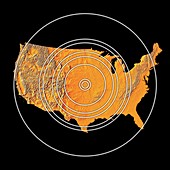 Impact crater size comparison