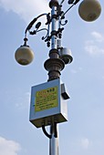 CCTV camera on lamp post,Daejeon