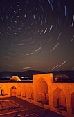 Star-trails over Deh Namak,Iran