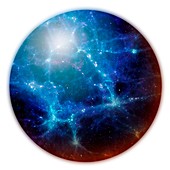 Universe's large-scale structure,artwork