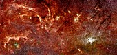 Milky Way galactic centre,infrared image