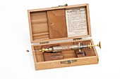 Early 20th century ophthalmoscopy tool