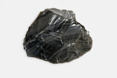 Obsidian,a glassy igneous rock