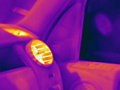 Thermogram,Car vent,temp variation