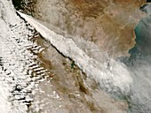 Chaiten volcano,Chile,satellite image