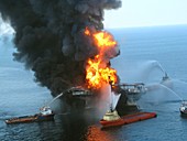 Deepwater Horizon oil rig fire