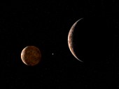 Pluto and Charon,artwork