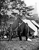 Abraham Lincoln at Antietam Creek