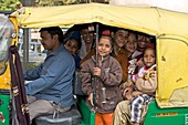 Overloaded auto rickshaw