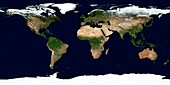 World map,October 2004