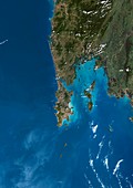 Phuket,Thailand,satellite image