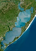 Patos Lagoon,satellite image