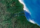 Albany River Delta,satellite image