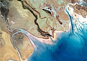 Shatt Al-Arab Delta,satellite image