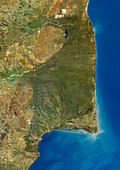 Kaveri River Delta,satellite image