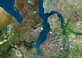 Gulf of Ob,satellite image
