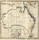 18th Century map of Australia