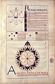 Portuguese atlas page,16th century