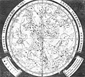 Southern constellations,1696 artwork