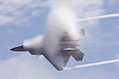 F-22 Raptor fighter aircraft in flight