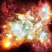 Lynx arc supercluster,artwork