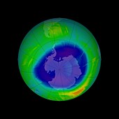 Antarctic ozone hole,2009