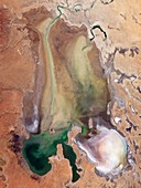 Lake Eyre wet period,satellite image