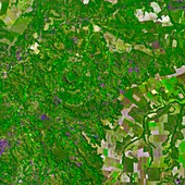 Serra da Cangalha crater,satellite image