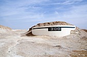 Dead Sea altitude marker