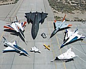Dryden Flight Research Center fleet,1997