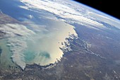 Caspian Sea,ISS image