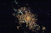 Denver at night,ISS image