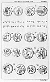 Phoenician coins and writing