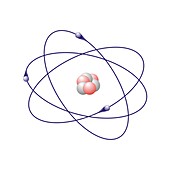 Lithium,atomic model