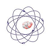Boron,atomic model