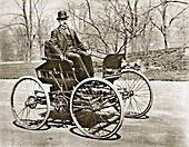 Haynes in his 1894 Pioneer