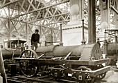 Jervis locomotive,museum display