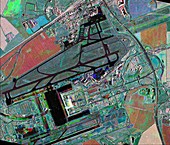 Berlin airport,satellite radar image