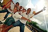 Happy students,Aruba,West Indies