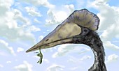 Pterosaur,Tupuxuara deliradamus,artwork