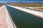 California Aqueduct irrigation canal