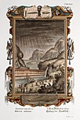 1731 Johann Scheuchzer Noah's Ark Flood
