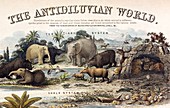 1849 The antidiluvian world crop Jurassic