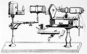 17th Century microscope,artwork