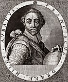 Sir Francis Drake,English adventurer
